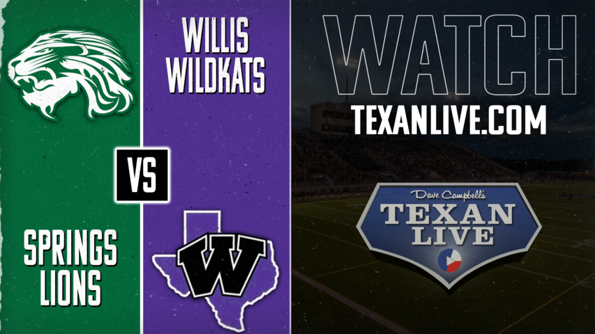 Spring vs Willis - 7:00pm- 11/15/2024 - Football - Bi-district - Playoffs - Live from Yates Stadium