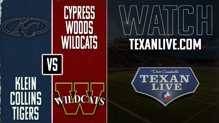 Klein Collins vs Cy Woods - 7:00pm- 11/14/2024 - Football - Bi-district - Playoffs - Live from CFFCU Stadium