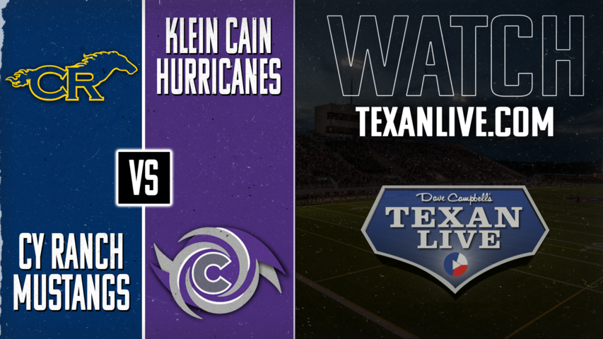 Cy Ranch vs Klein Cain - 7:00pm- 11/15/2024 - Football - Bi-district - Playoffs - Live from Klein Memorial Stadium