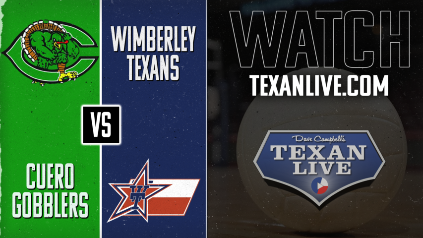 Cuero vs Wimberley - 6:00pm- 11/07/2024 - Volleyball - Area - Playoffs - Live from Seguin High School