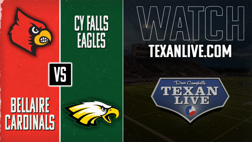 Bellaire vs Cy Falls - 7:00pm- 11/14/2024 - Football - Bi-district - Playoffs - Live from Pridgeon Stadium