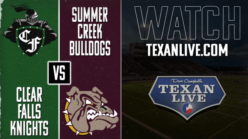 Clear Falls vs Summer Creek - 7:00pm- 11/15/2024 - Football - Bi-district - Playoffs - Live from Turner Stadium