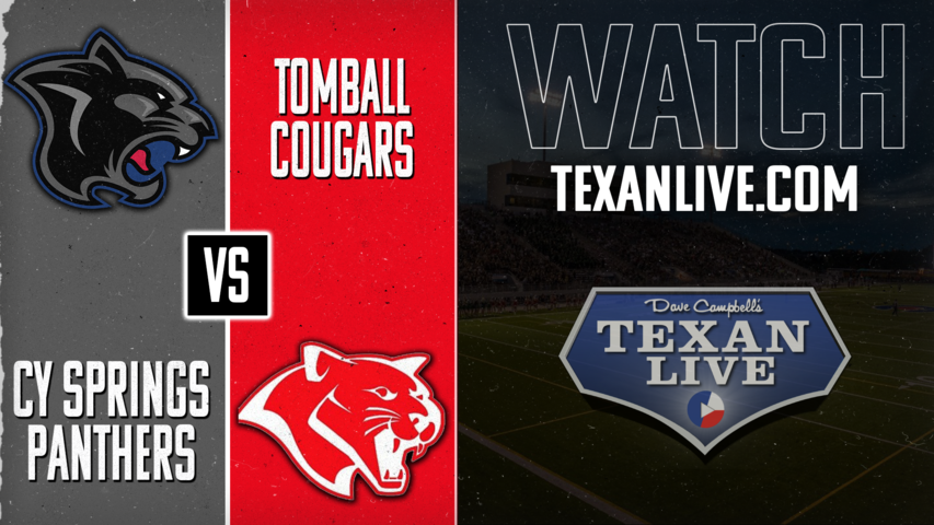 Cy Springs vs Tomball - 2:00pm- 11/16/2024 - Football - Bi-district - Playoffs - Live from Tomball ISD Stadium