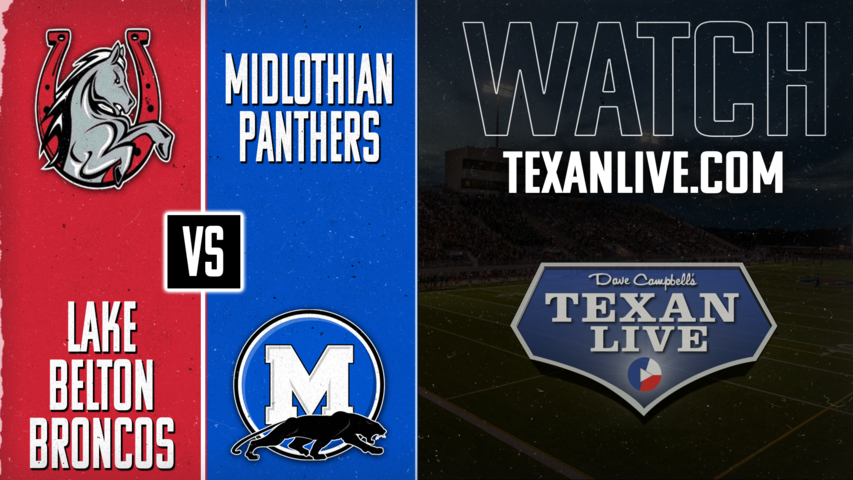 Lake Belton vs Midlothian - 7:00pm- 11/15/2024 - Football - Bi-district - Playoffs - Live from Midlothian ISD Multi Purpose