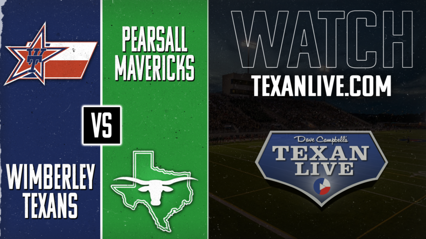 Wimberley vs Pearsall - 7:00pm- 11/14/2024 - Football - Bi-district - Playoffs - Live from Alamo Stadium