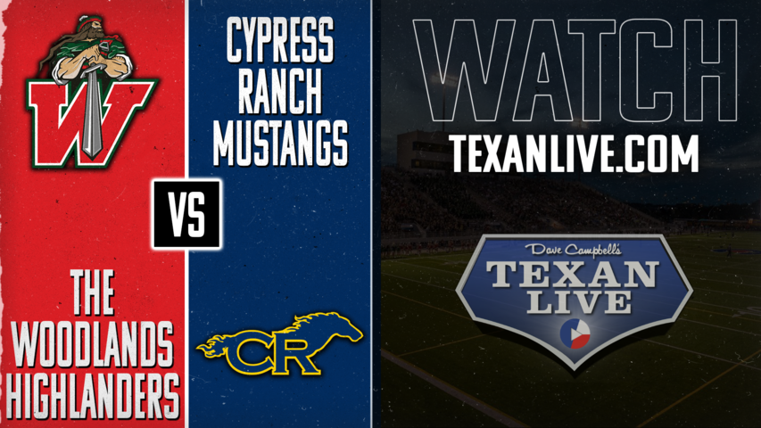 The Woodlands vs Cy Ranch - 7:00pm- 11/22/2024 - Football - Area Round - Playoffs - Live from CFFCU Stadium