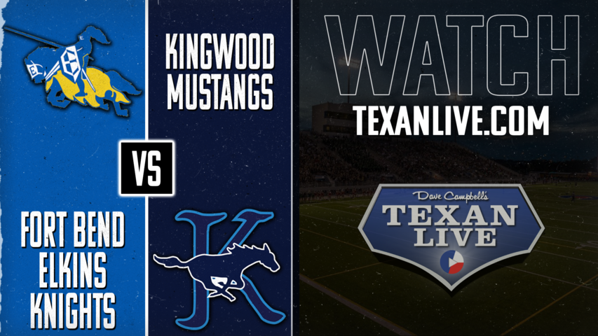 Fort Bend Elkins vs Kingwood - 7:00pm- 11/22/2024 - Football - Area Round - Playoffs - Live from Challenger Columbia