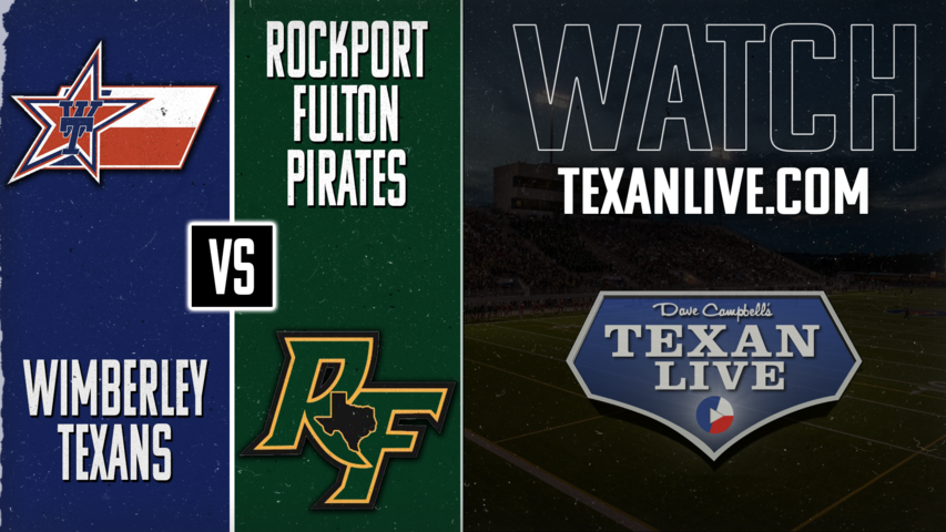 Wimberley vs Rockport Fulton - 7:00pm- 11/21/2024 - Football - Area Round - Playoffs - Live from Tuloso Midway