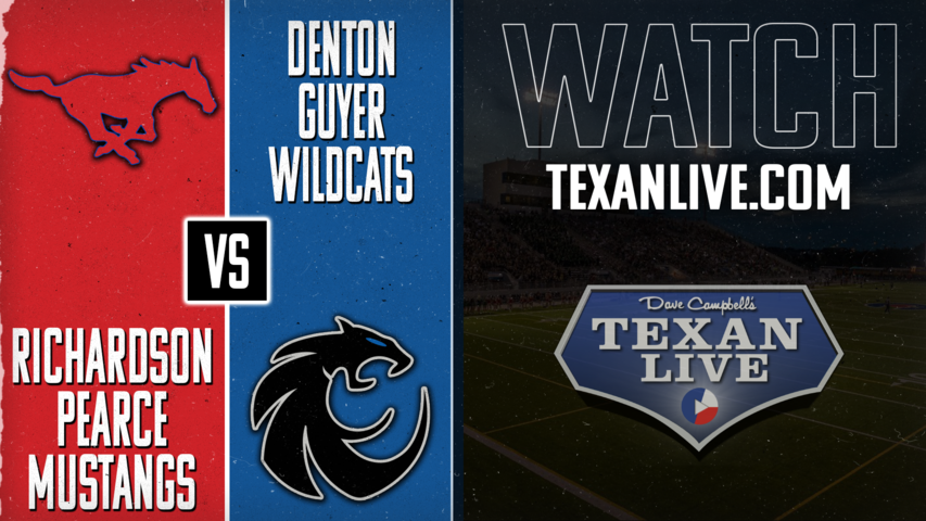 JJ Pearce vs Denton Guyer - 7:00pm- 11/22/2024 - Football - Area Round - Playoffs - Live from Clark Field