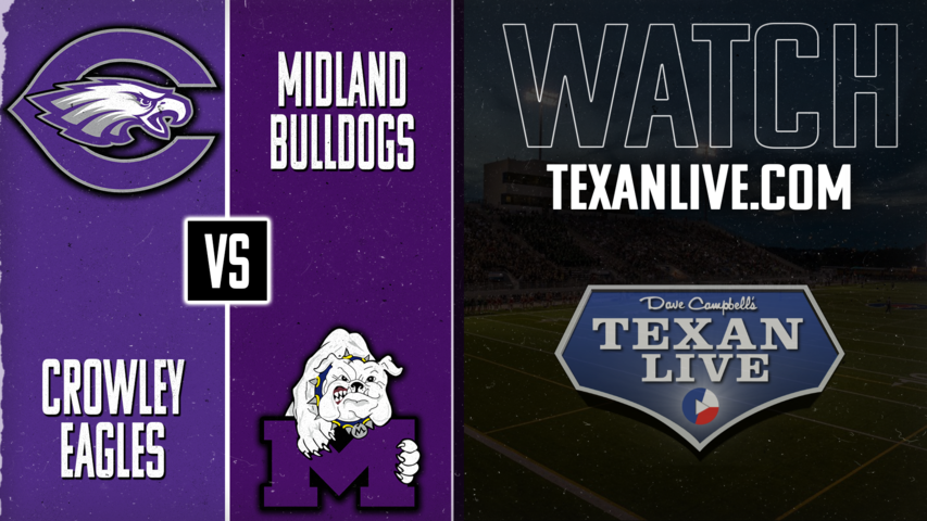 Crowley vs Midland - 6:00pm- 11/23/2024 - Football - Area Round - Playoffs - Live from Shotwell Stadium