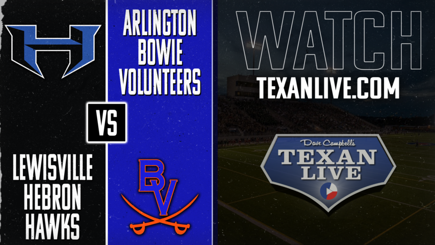 Hebron vs Arlington Bowie - 7:00pm- 11/22/2024 - Football - Area Round - Playoffs - Live from Mustang Panther Stadium