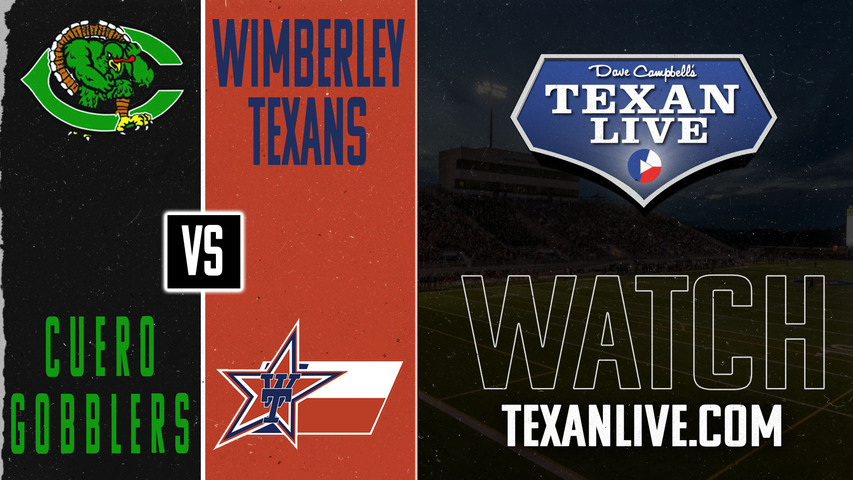 Wimberley vs Cuero - 7:30pm- 11/29/2024 - Football - Regional Semifinals - Playoffs - Live from Jim Wacker Field at UFCU Stadium