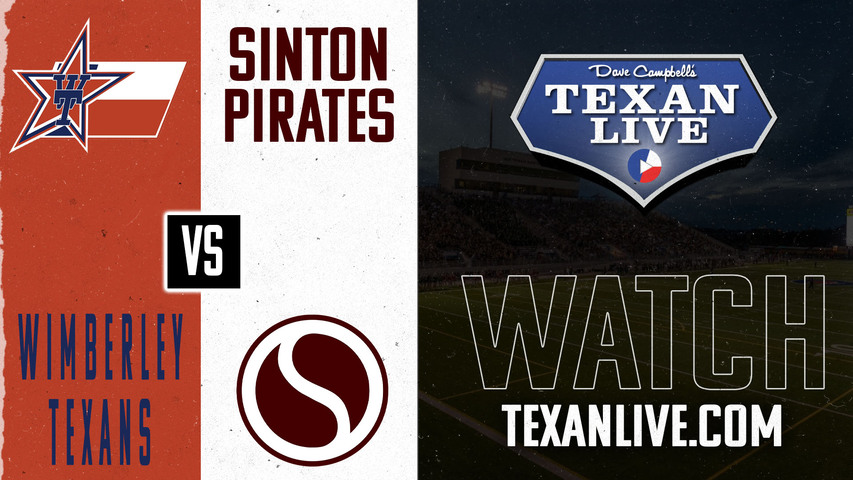 Wimberley vs Sinton - 7:30pm- 12/6/2024 - Football - Regional finals - Playoffs - Live from Harlandale Memorial Stadium