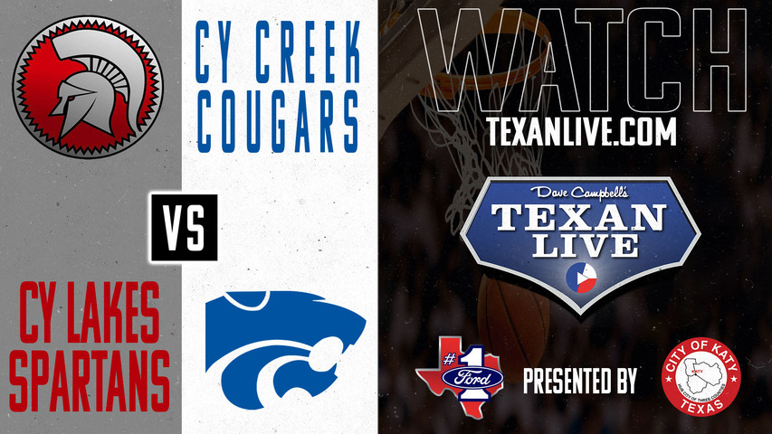 Cy Lakes vs Cy Creek - 5pm - 12/12/2024 - Boys Basketball - Live from Langham Creek High School - Gym 2 - Cy Hoops Tournament