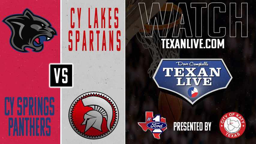 Cy Springs vs Cy Lakes - 7:00pm - 1/10/2025 - Boys Basketball - Live from Cy Lakes High School