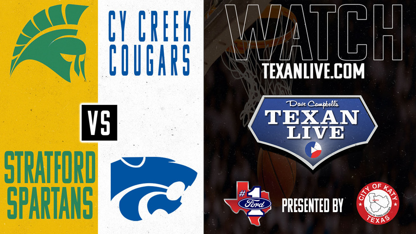 Stratford vs Cy Creek - 7pm - 1/15/2025 - Boys Basketball - Live from Cy Creek High School