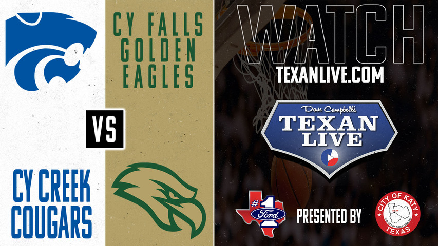 Cy Creek vs Cy Falls - 12:00pm - 1/18/2025 - Boys Basketball - Live from Cy Falls High School