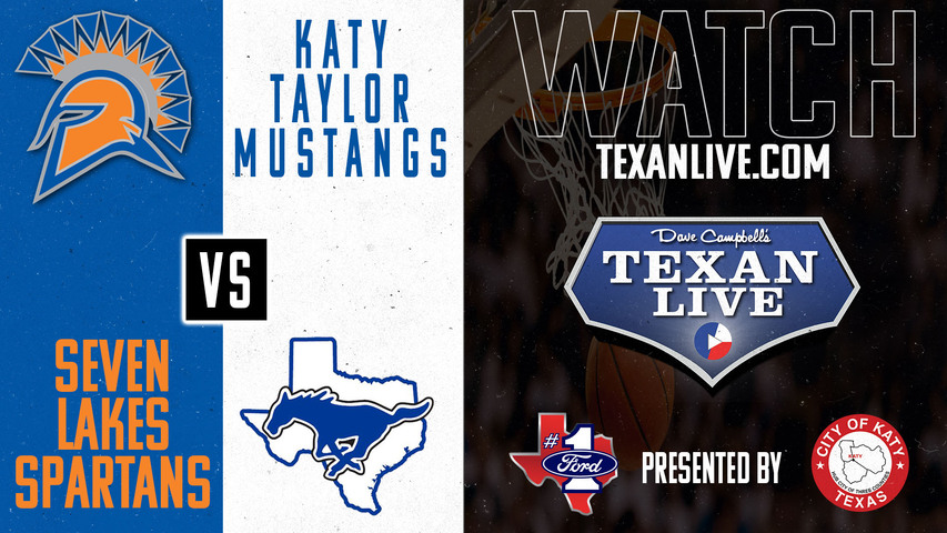 Seven Lakes vs Katy Taylor - 11:30am - 1/18/2025 - Boys Basketball - Live from Katy Taylor High School