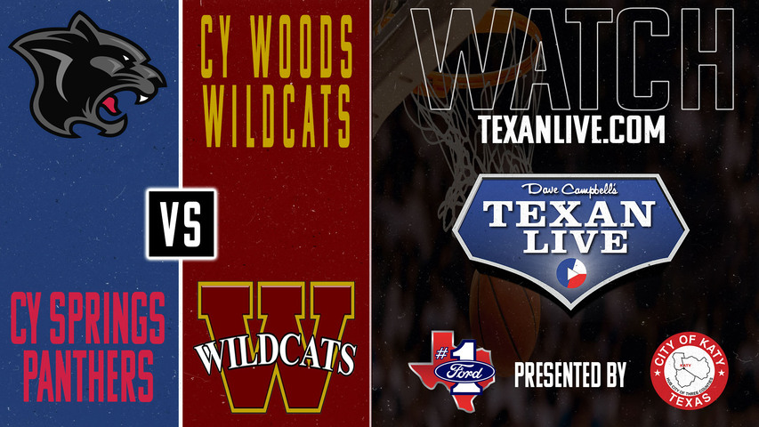 Cy Springs vs Cy Woods - 1pm - 1/25/2025 - Boys Basketball - Live from Cy Woods High School