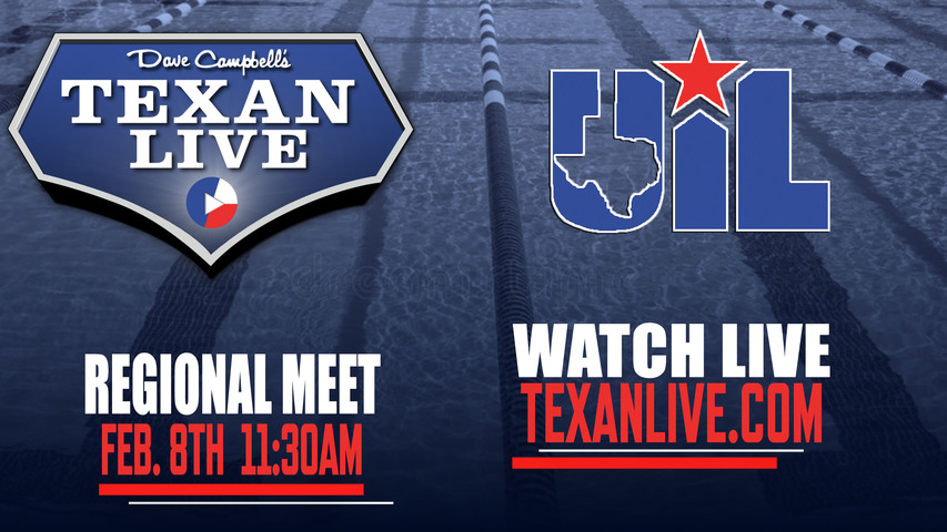 5A Region III Regional Swim Meet - 11:30am - 2/8/2025 -Regional Final - Live from Frisco ISD Bruce Eubanks Natatorium