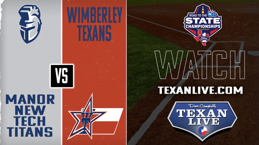 Manor New Tech vs Wimberley - 6:30pm - 4/25/2025 - Softball - Bi District - Playoffs - Game Two - Live from manor new tech High School