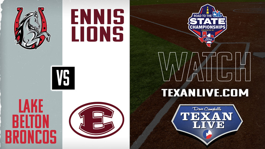 Lake Belton vs Ennis - 6pm - 4/25/2025 - Softball - Bi District - Playoffs - Game Two - Live from West High School