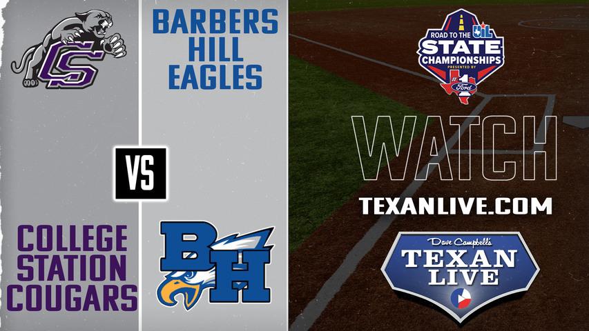 College Station vs Barbers Hill - 6:30pm - 5/1/2025 - Softball - Area Round - Playoffs - Game One - Live from Cy Ridge High School