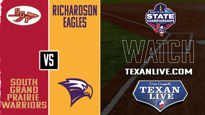 South Grand Prairie vs Richardson - 7pm - 4/25/2025 - Softball - Bi District - Playoffs - Game Two - Live from Richardson High School