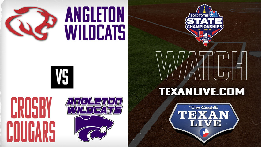 Crosby vs Angleton - 5:30pm - 5/1/2025 - Softball - Area Round - Playoffs - Game One - Live from Deer Park High School