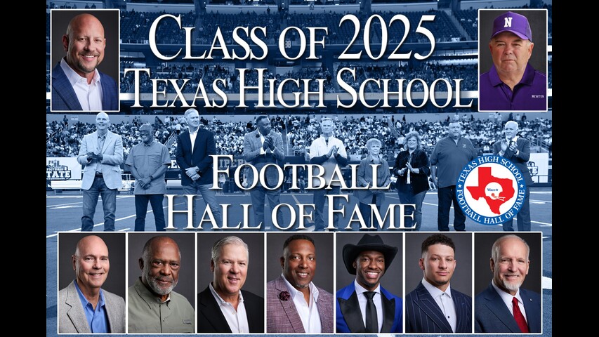 TXHSFB Hall of Fame Class of 2025 Induction Ceremony - 5/10/25 - Live at 6PM - Texas Sports Hall of Fame (free event)