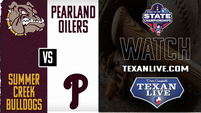 Pearland vs Summer Creek - 7pm - 5/9/2025 - Baseball - Area Round - Playoffs - Game Two - Live from Deer Park High School