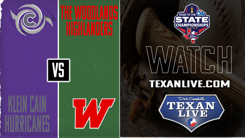 Klein Cain vs The Woodlands - 1pm - 5/10/2025 - Baseball - Area Round - Playoffs - Game 3 (If Necessary) - Live from Tomball Memorial High School