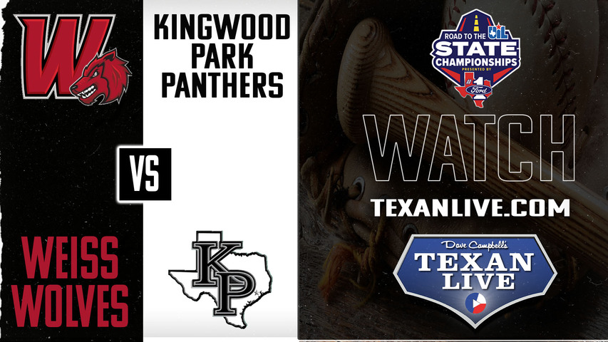 Weiss vs Kingwood Park - 4pm - 5/17/2025 - Baseball - Regional Semi-finals - Playoffs - Game Three (if needed) - Live from Mumford High School