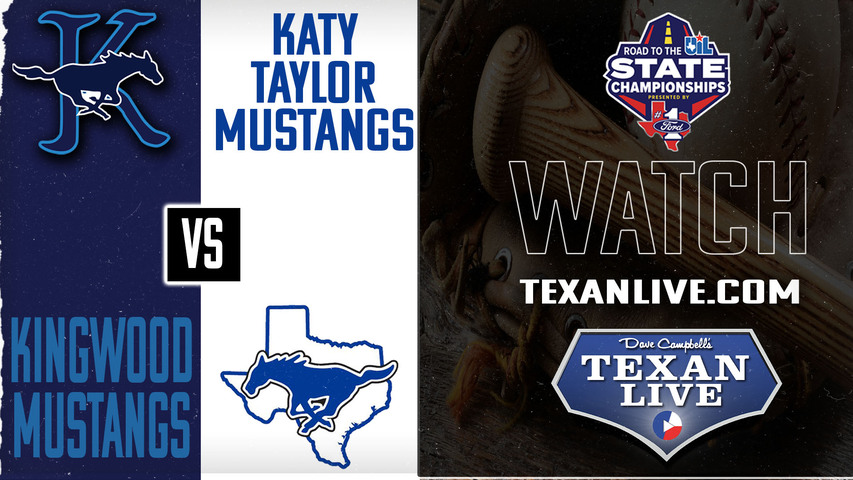 Kingwood vs Katy Taylor - 7pm - 5/23/2025 - Baseball - Regional Finals - Playoffs - Game Two - Live from Klein Forest High School
