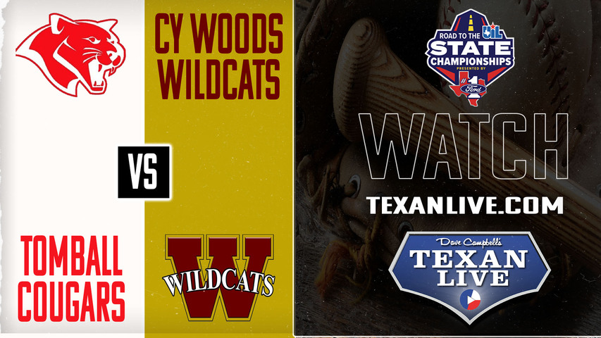 Tomball vs Cy Woods - 7pm - 5/23/2025 - Baseball - Regional Finals - Playoffs - Game Two - Live from Cy Fair High School