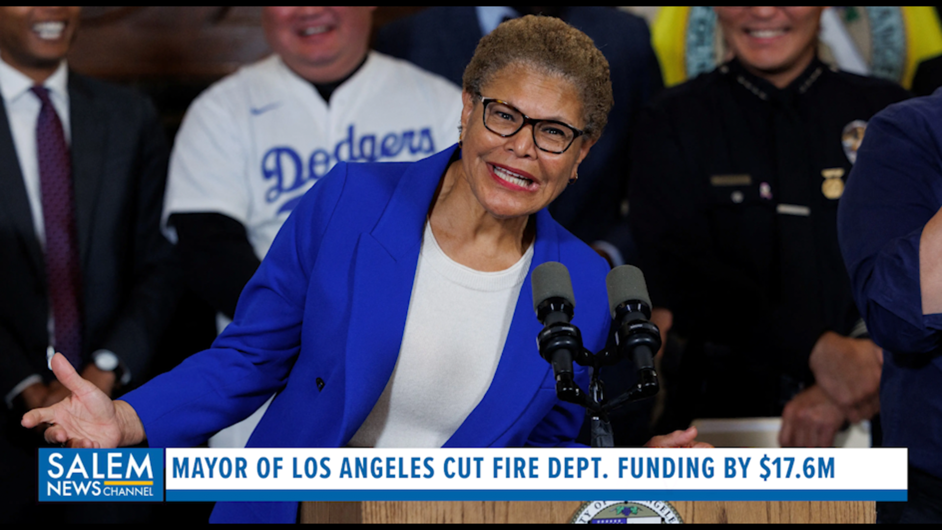 LA mayor cut fire department budget by $17M ahead of wildfires