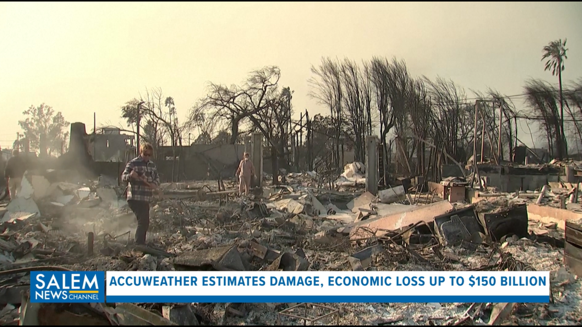 $150B economic loss estimated from California wildfire damage