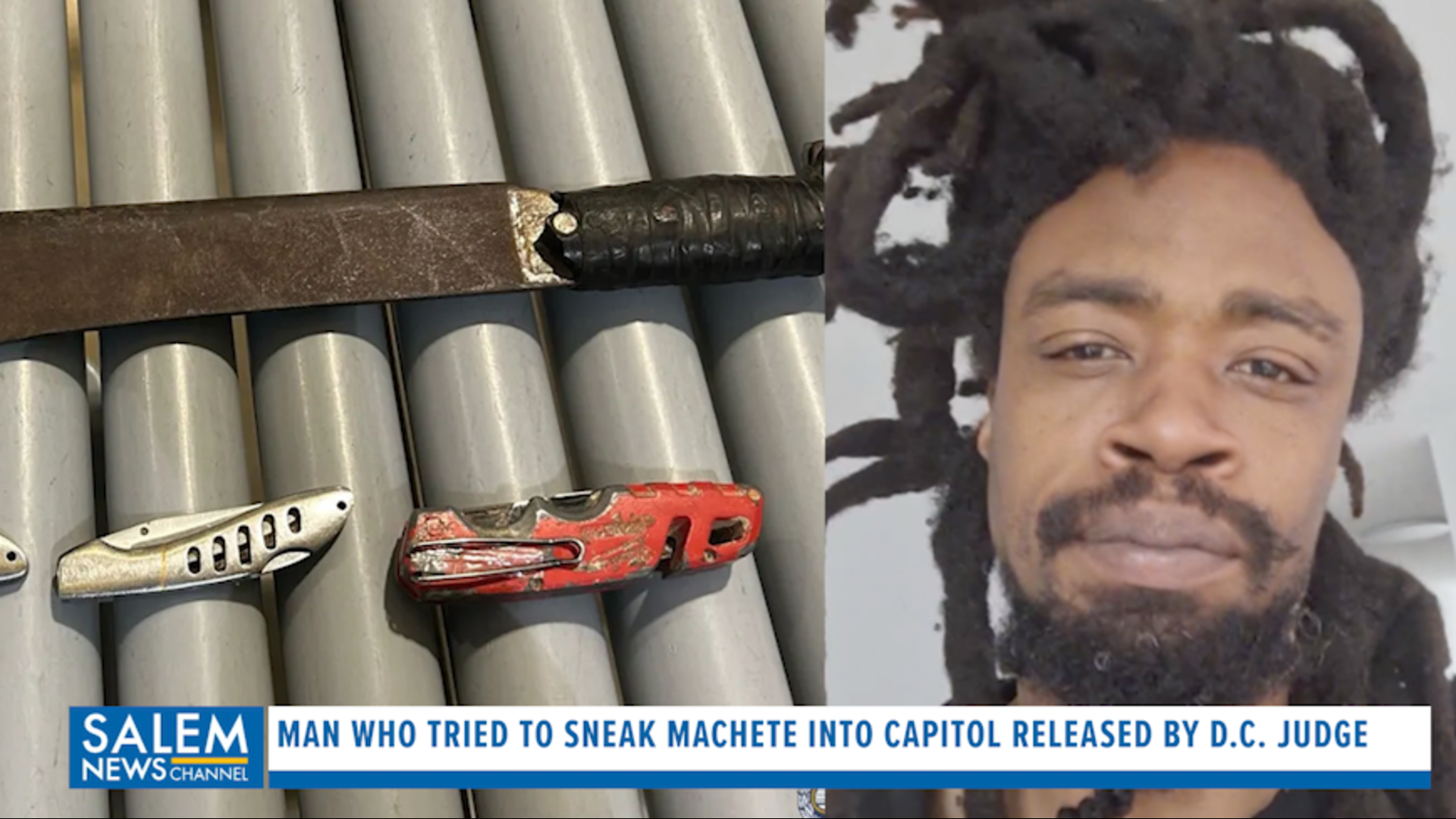 'Trump hating' man with a machete released from jail by D.C. judge