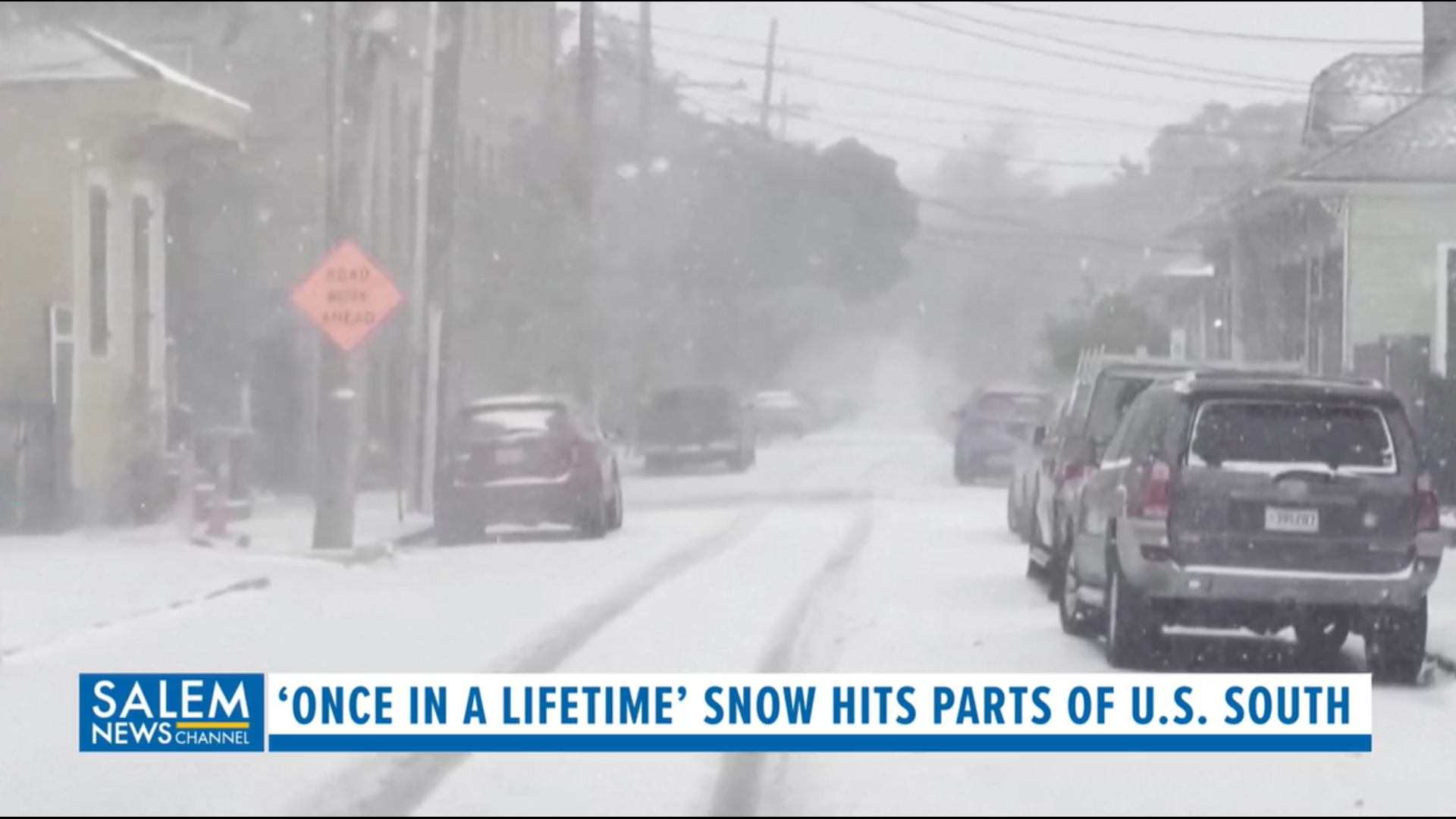 Record-breaking snow hits Louisiana, Florida and Carolinas