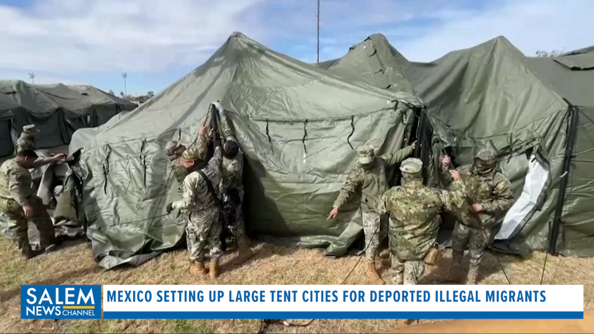 Mexico building tent encampments to prepare for mass deportations