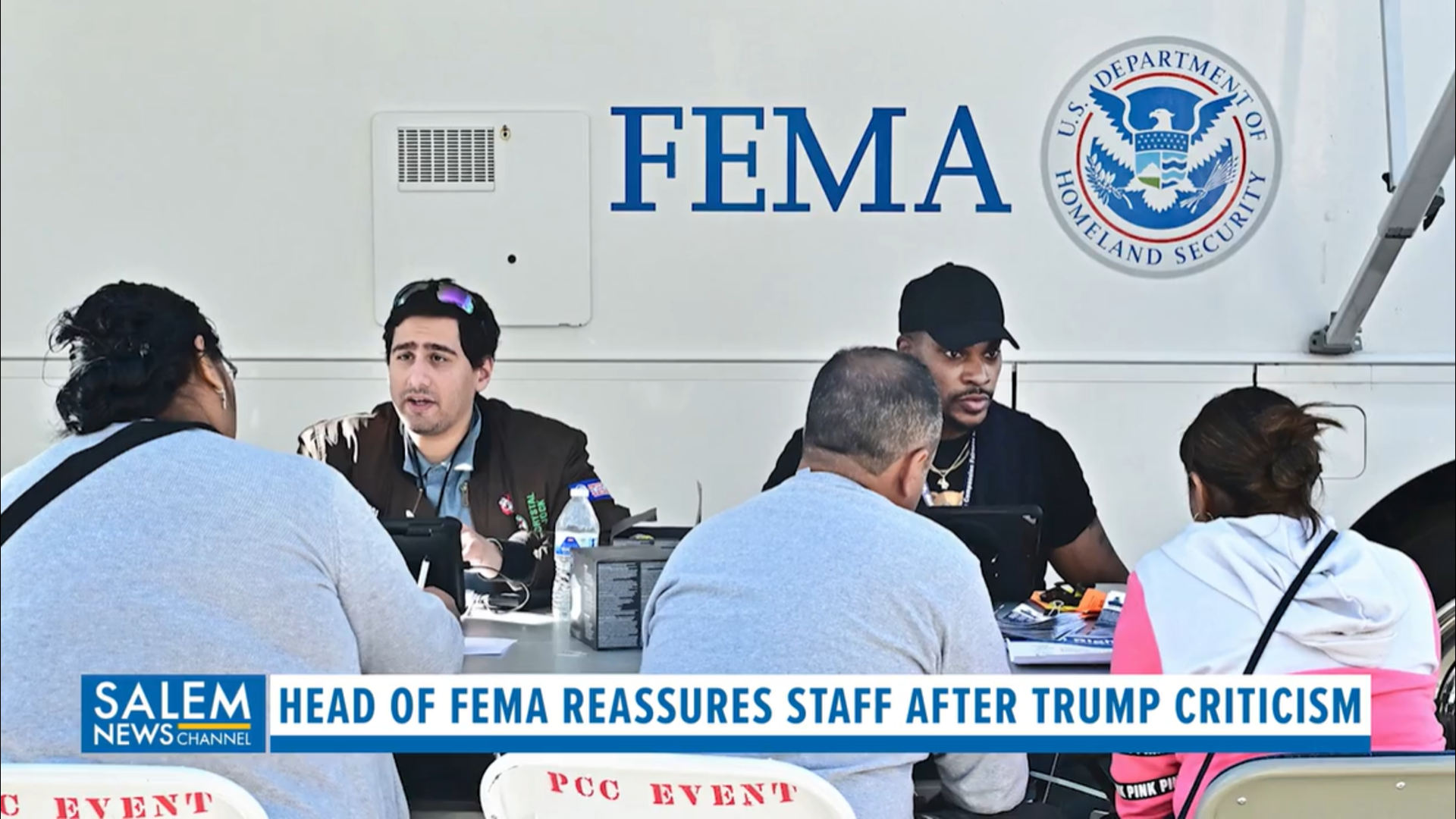 Head of FEMA reassures staff following Trump criticism