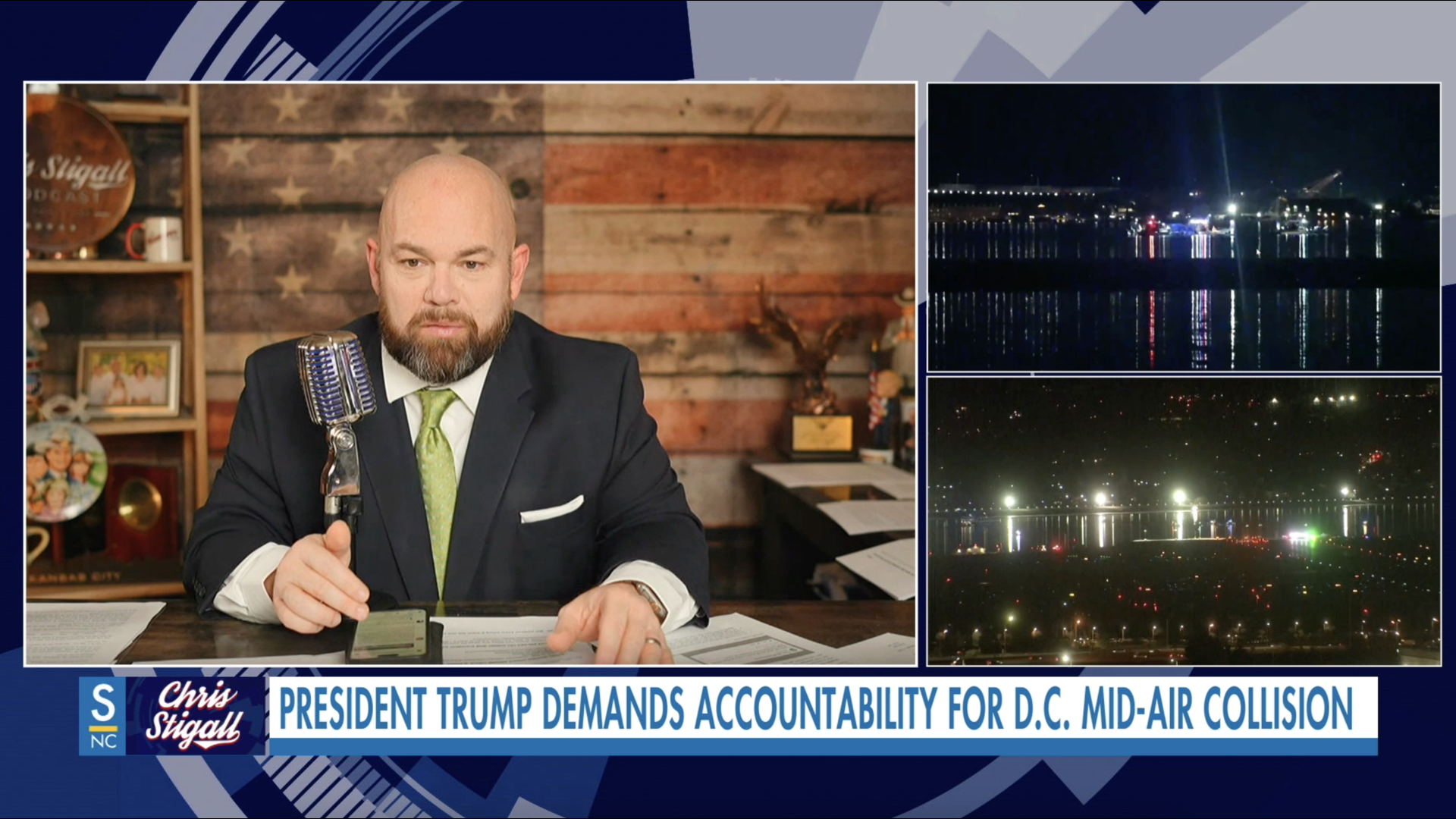 Chris Stigall: President Trump demand's answers on DC collision