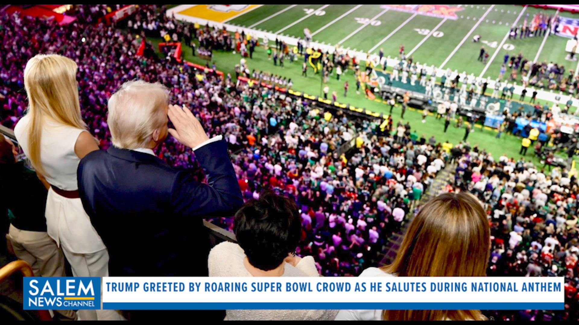 Trump's big weekend includes win at Super Bowl, golfing with Tiger Woods