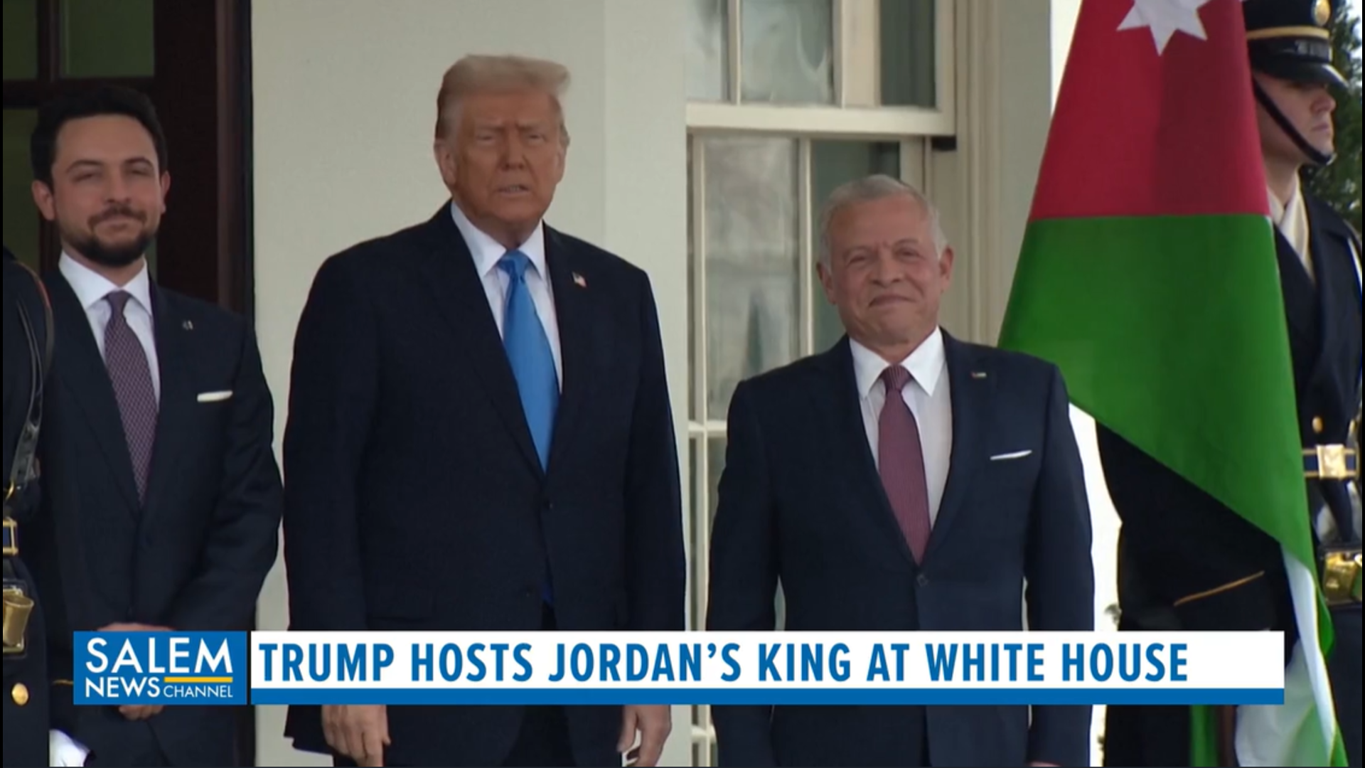 King of Jordan agrees to take Palestinian children after conversation with Trump