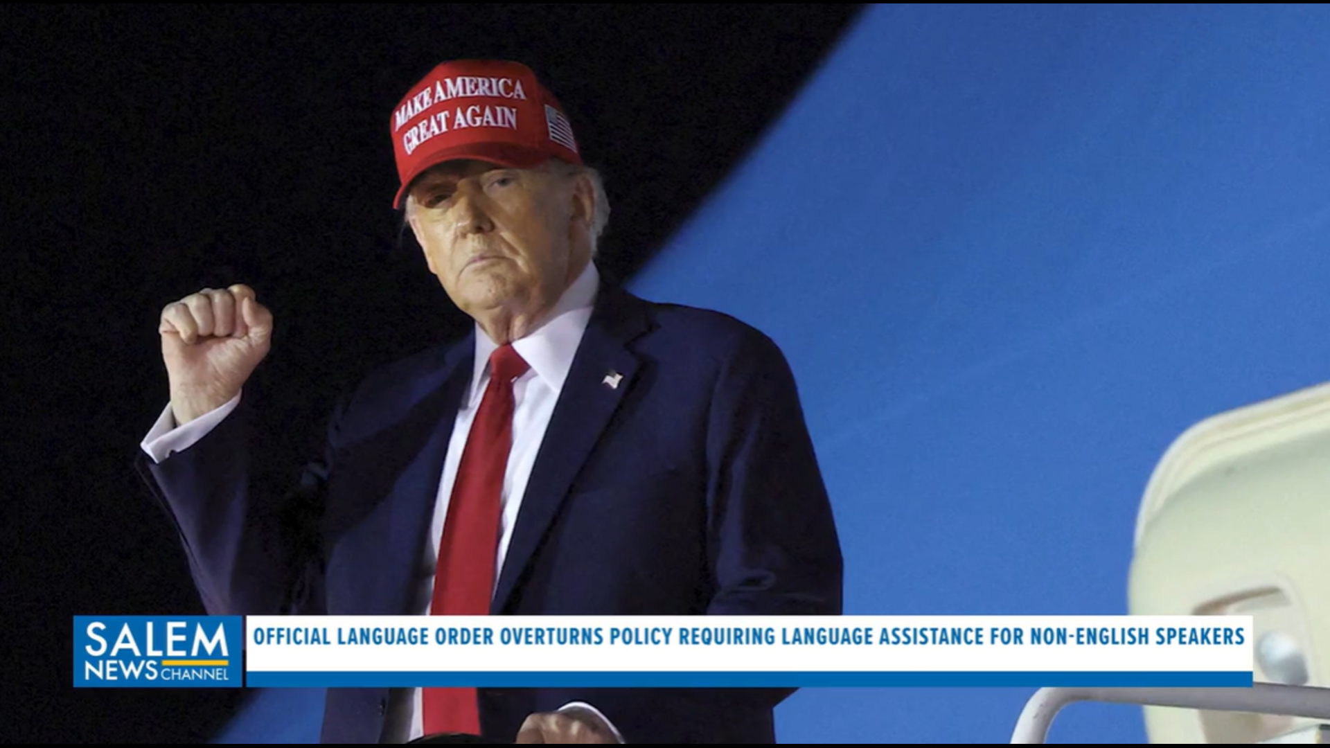 President Trump makes English the official language of US