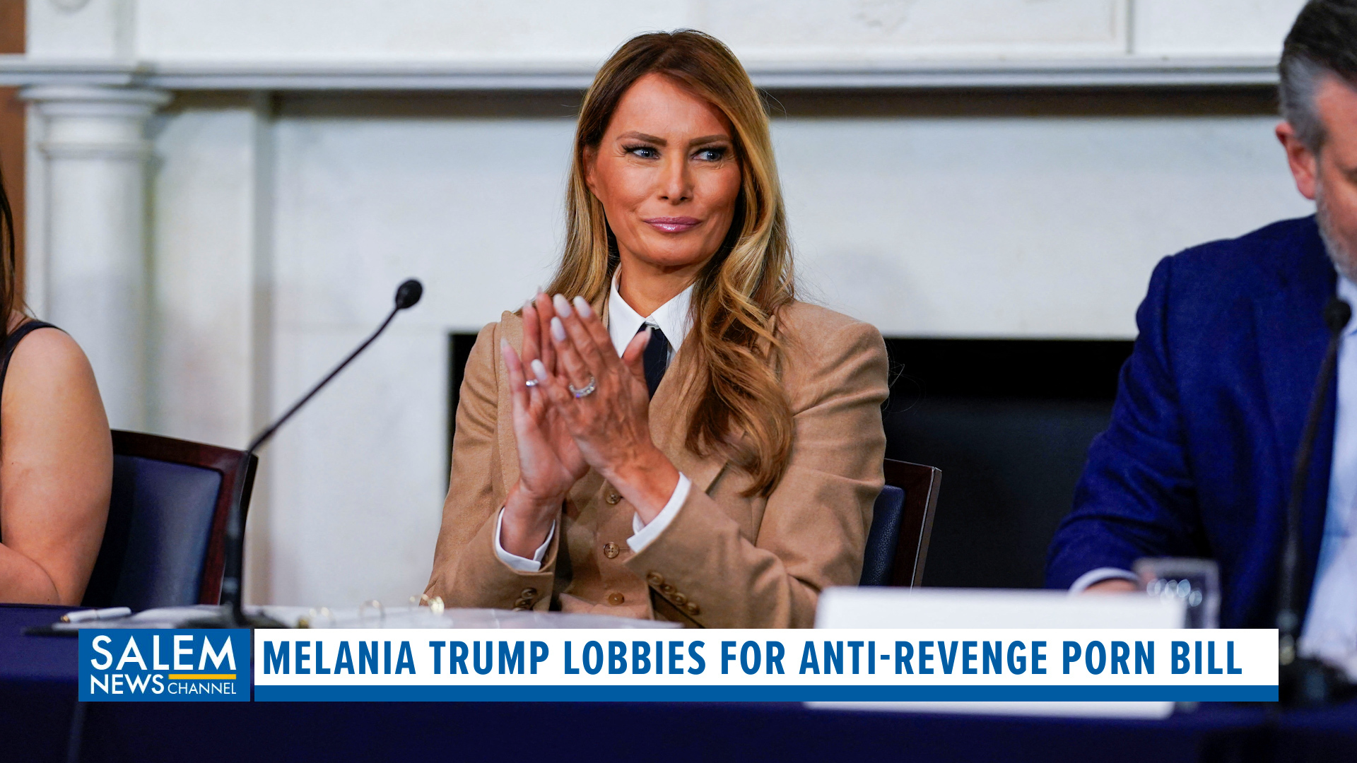 Melania trump urges congress to pass the take it down act