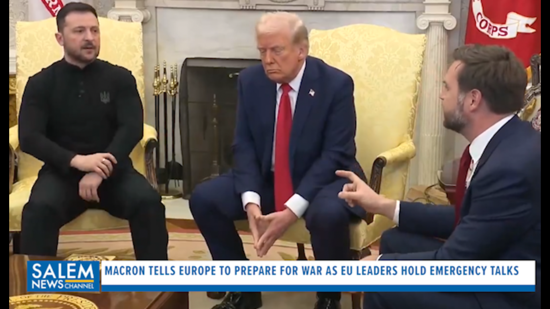 France's Macron says Europe should ready for war after Trump pulled Ukraine aid