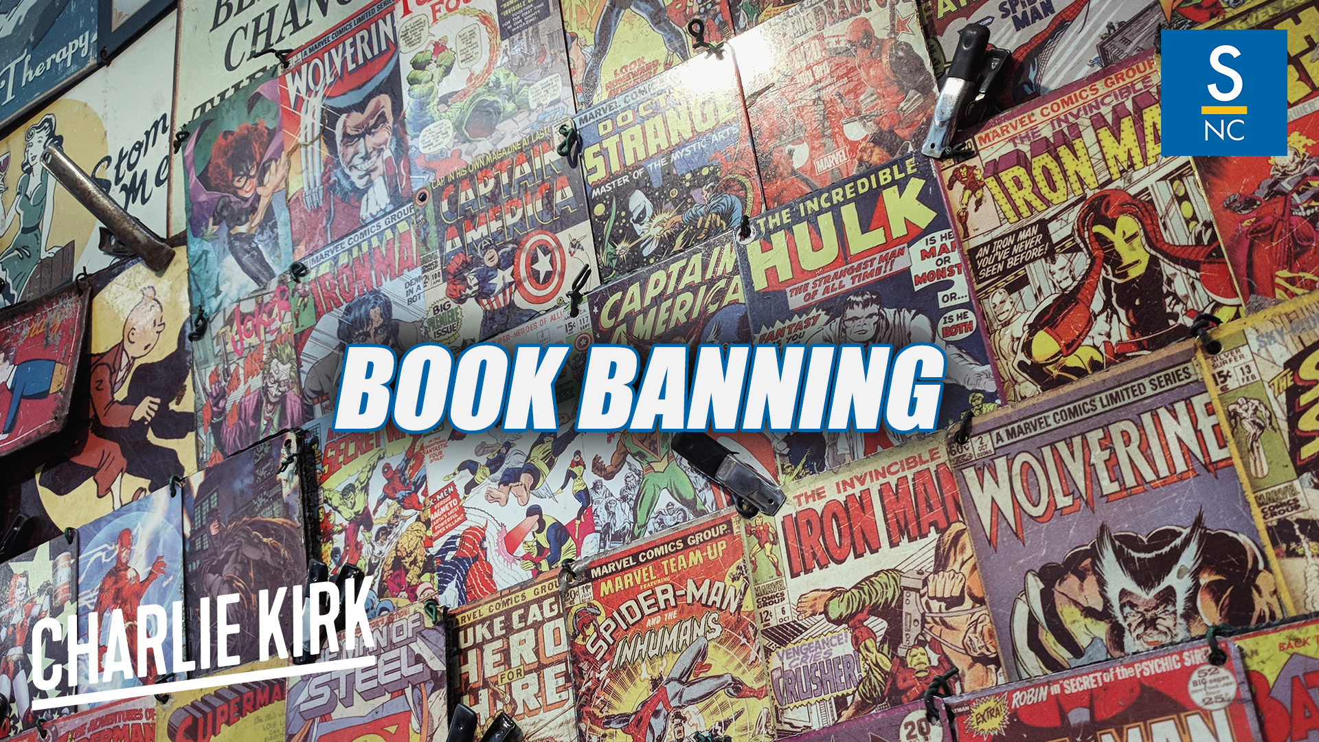 Charlie Kirk: Discussing book banning with Gavin Newsom