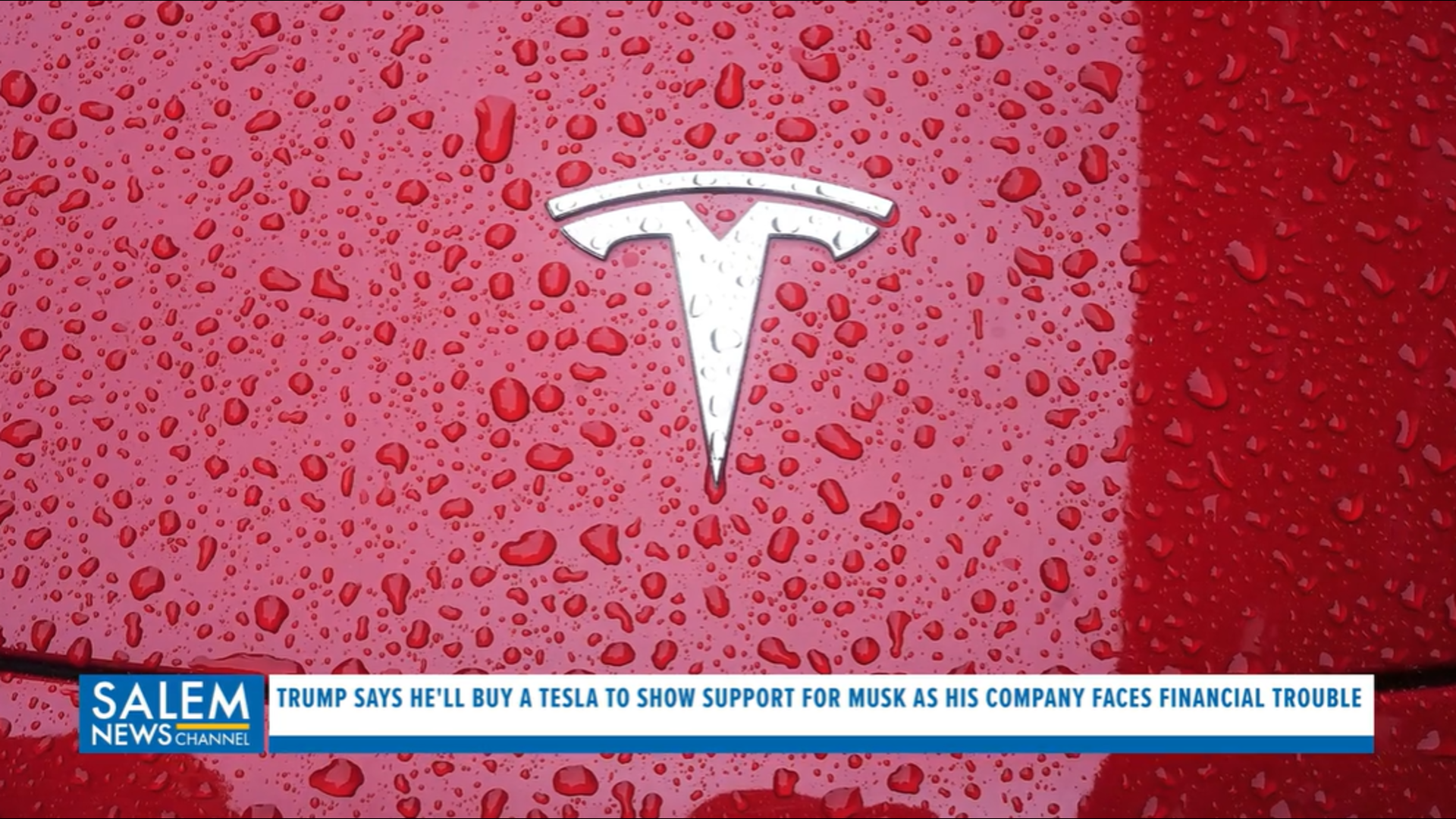 President Trump says he'll buy a Tesla to show support for Musk