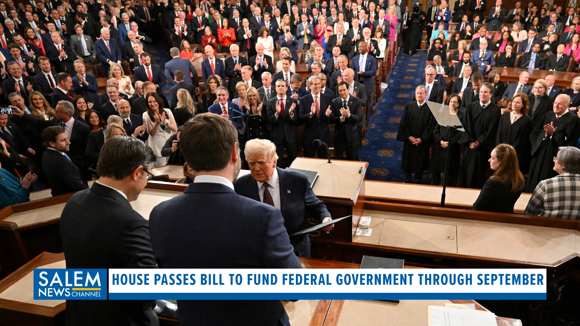 House passes bill to fund federal government through September, sends to Senate